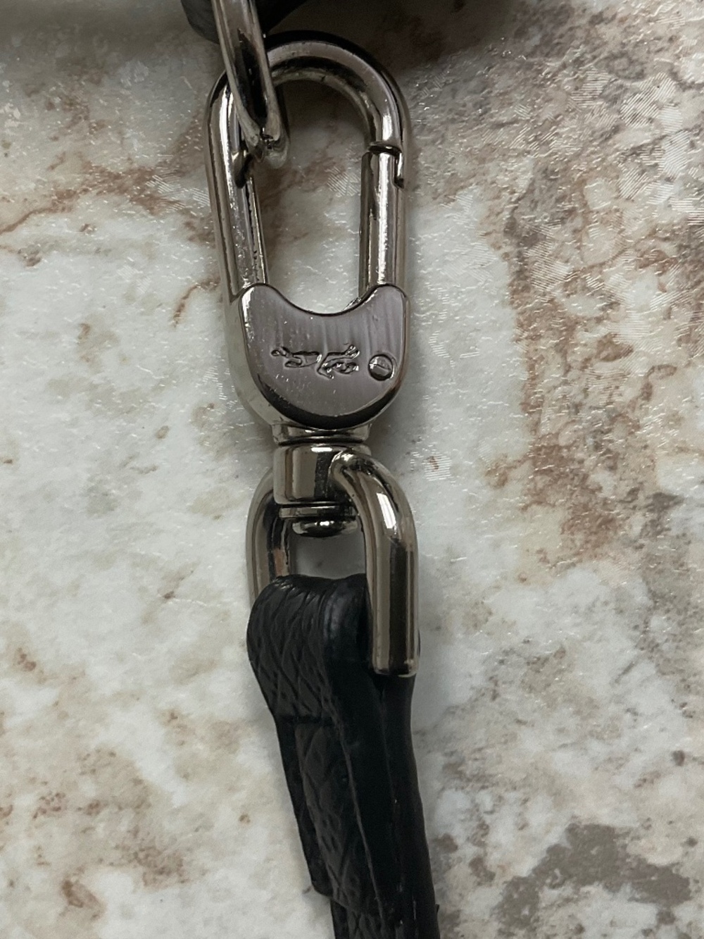 Longchamp Black Crossbody Top-Handle Bag with Lime Details , made in France - Picture 11 of 11